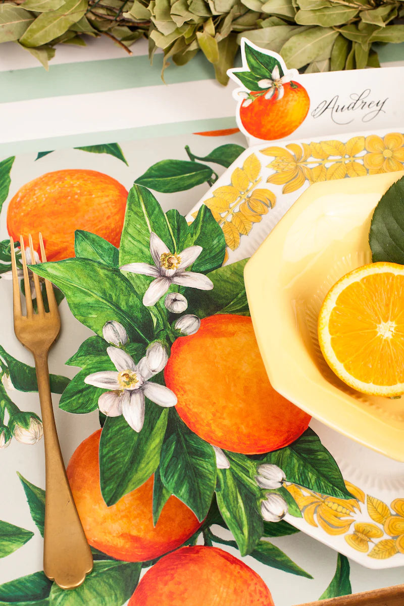 Table Accent: Orange Blossom