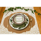Dark Green Frame Place Cards