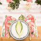 Pink Classic Stripe Paper Table Runner