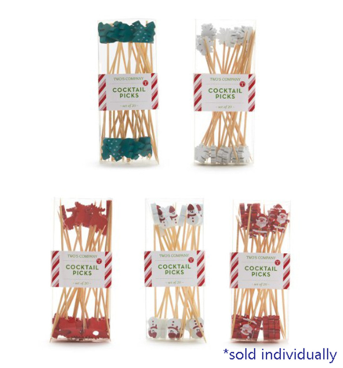 Holiday Cocktail Picks (Multiple Styles Available)