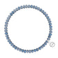 Knoxville 4mm Crystal Bracelet: Denim Blue