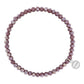 Knoxville 4mm Crystal Bracelet: Blackberry