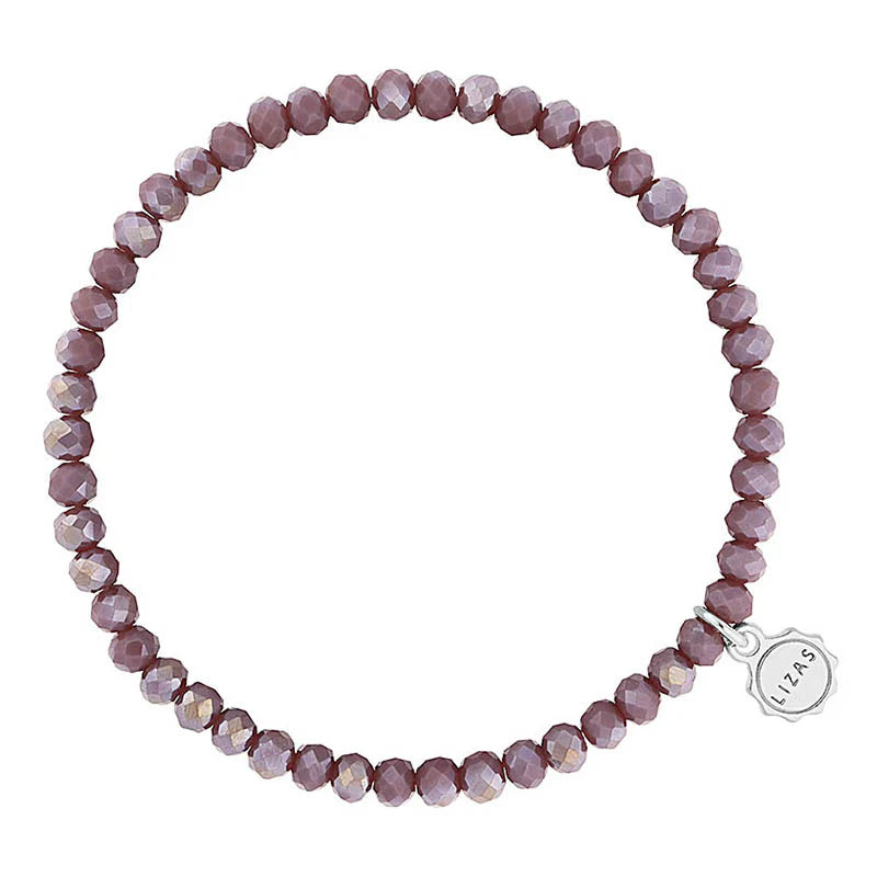 Knoxville 4mm Crystal Bracelet: Blackberry