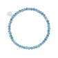 Knoxville 4mm Crystal Bracelet: Blue Grey