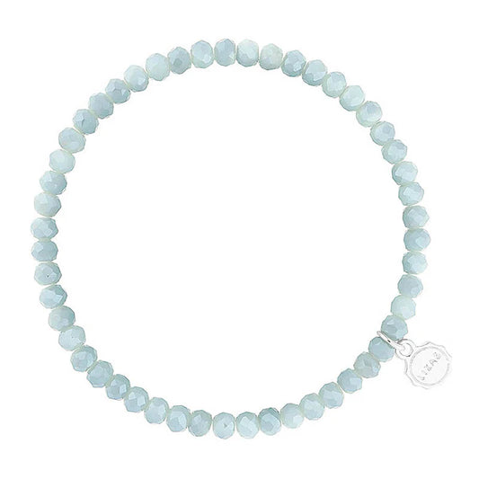 Knoxville 4mm Crystal Bracelet: Ice Blue