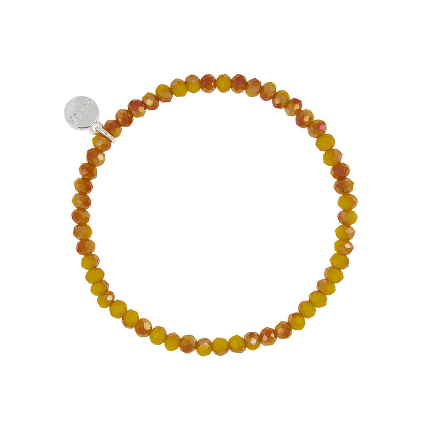 Knoxville 4mm Crystal Bracelet: Light Orange