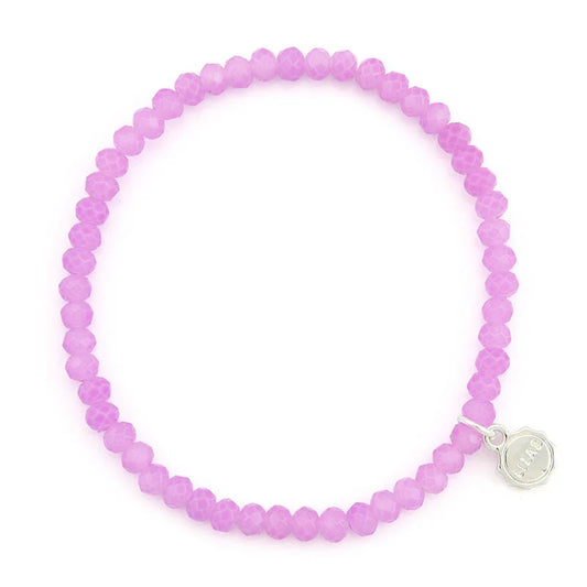 Knoxville 4mm Crystal Bracelet: Lilac