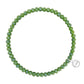 Knoxville 4mm Crystal Bracelet: Moss Green