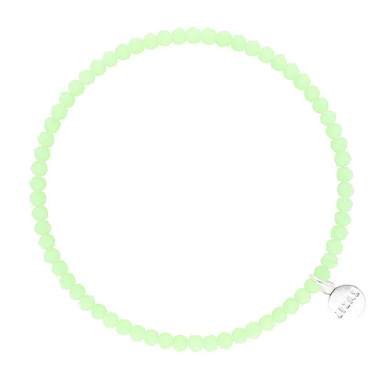 Knoxville 4mm Crystal Bracelet: Pastel Green