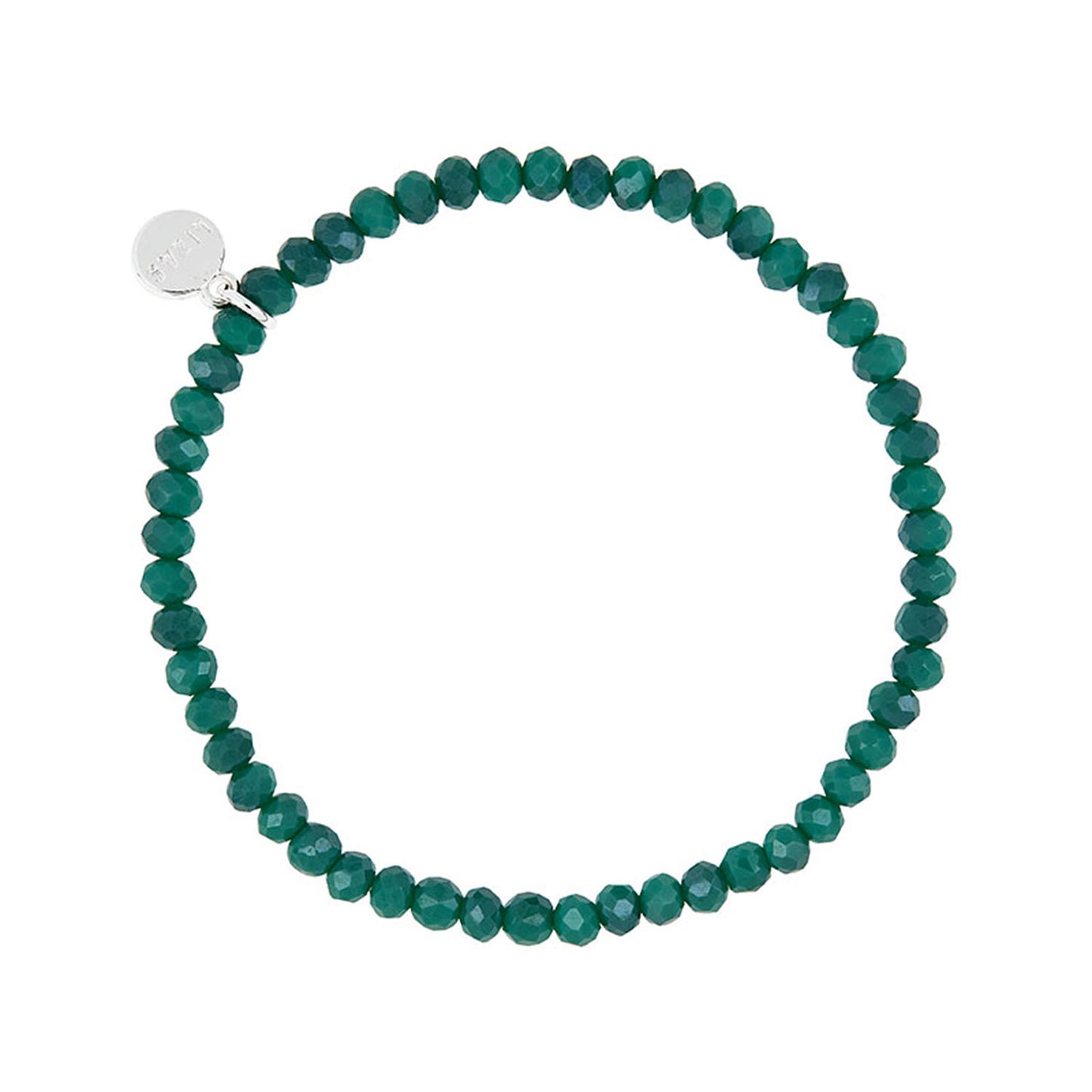 Knoxville 4mm Crystal Bracelet: Petrol