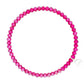 Knoxville 4mm Crystal Bracelet: Pink