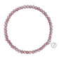 Knoxville 4mm Crystal Bracelet: Plum
