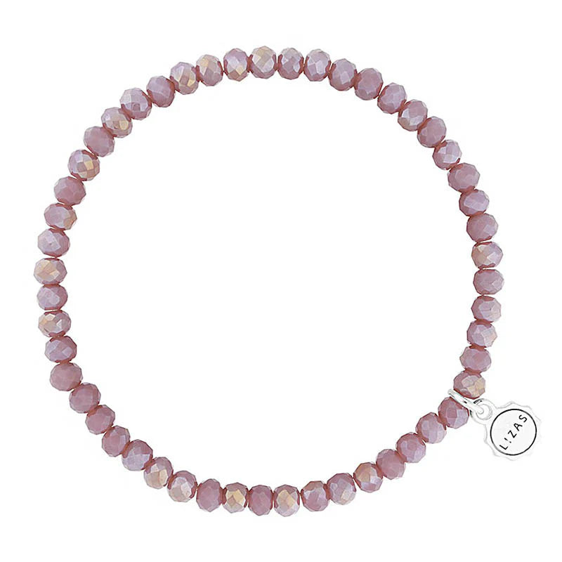 Knoxville 4mm Crystal Bracelet: Plum
