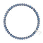 Knoxville 4mm Crystal Bracelet: Powder Blue