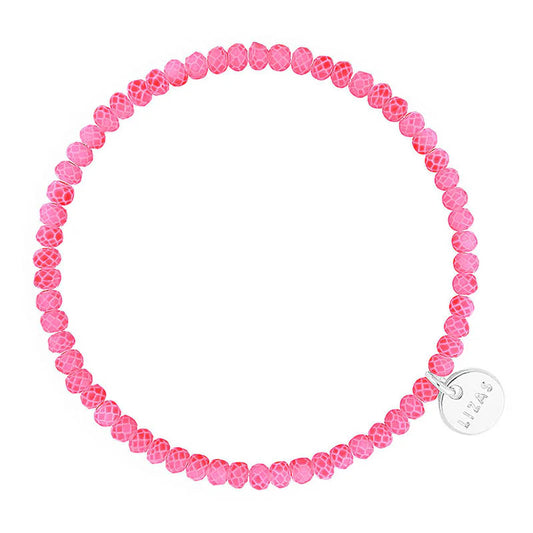 Knoxville 4mm Crystal Bracelet: Ruby
