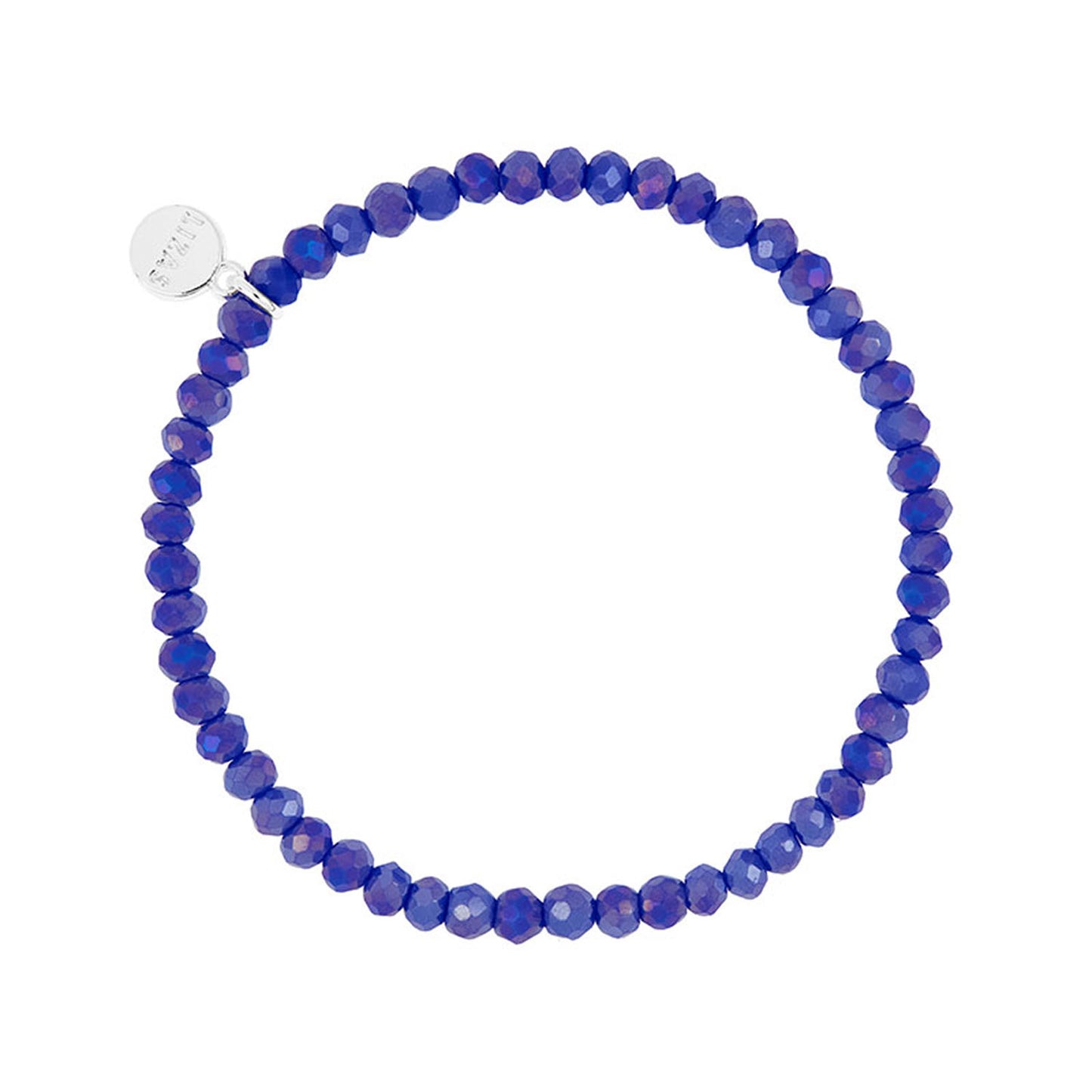 Knoxville 4mm Crystal Bracelet: Soft Blue