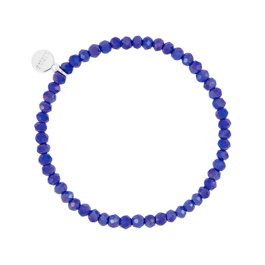 Knoxville 4mm Crystal Bracelet: Soft Blue