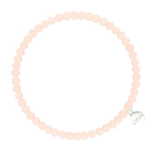 Knoxville 4mm Crystal Bracelet: Vintage Rose
