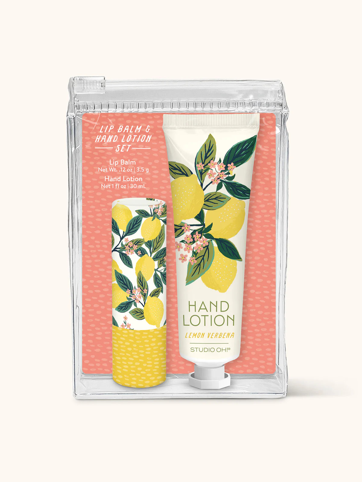 Lip Balm & Hand Lotion Set: Lemon Tree