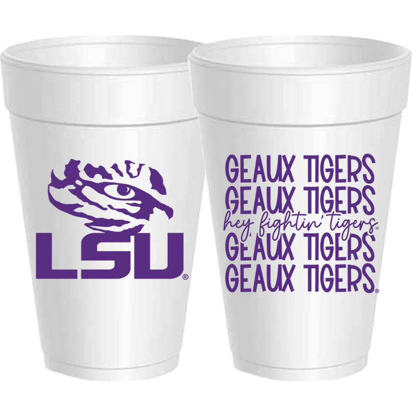 Foam Cup: LSU Fightin' Tigers