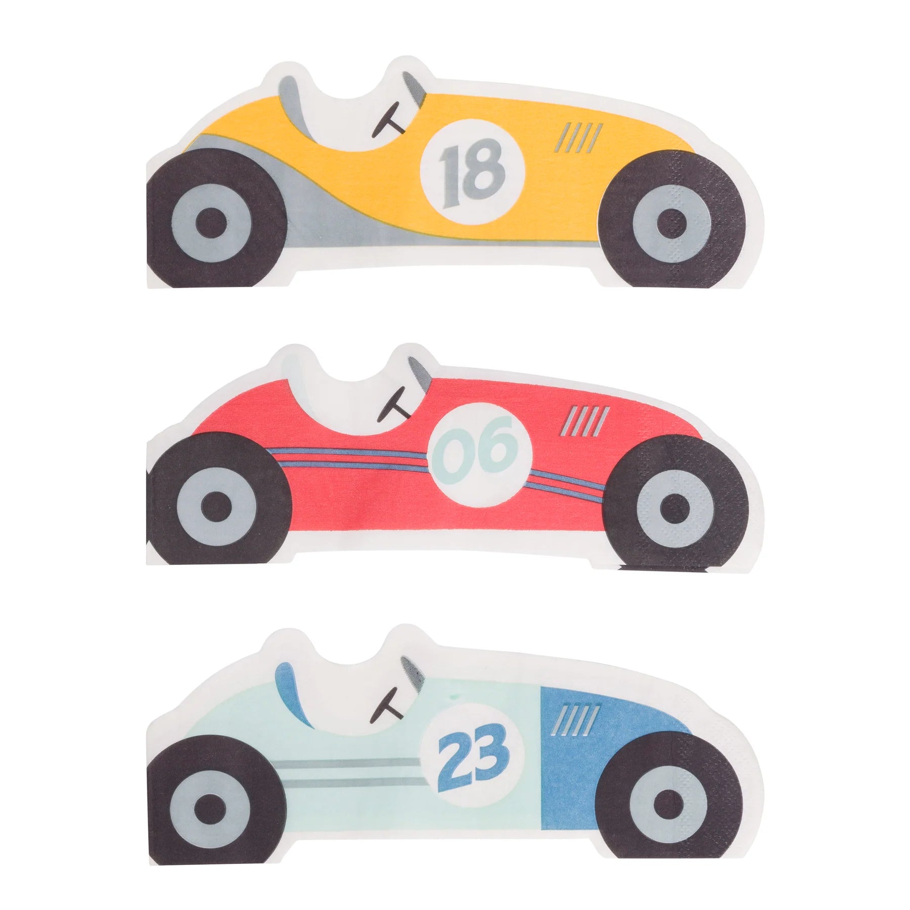 My Mind’s Eye Miles Per Hour Race Car Napkin - Thumbnail 4