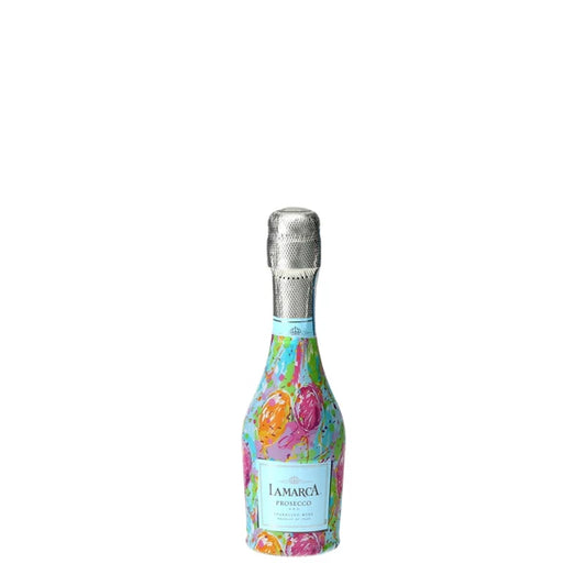Happy Birthday Balloons Bottle Wraps (Mini La Marca Edition - Set of 6)