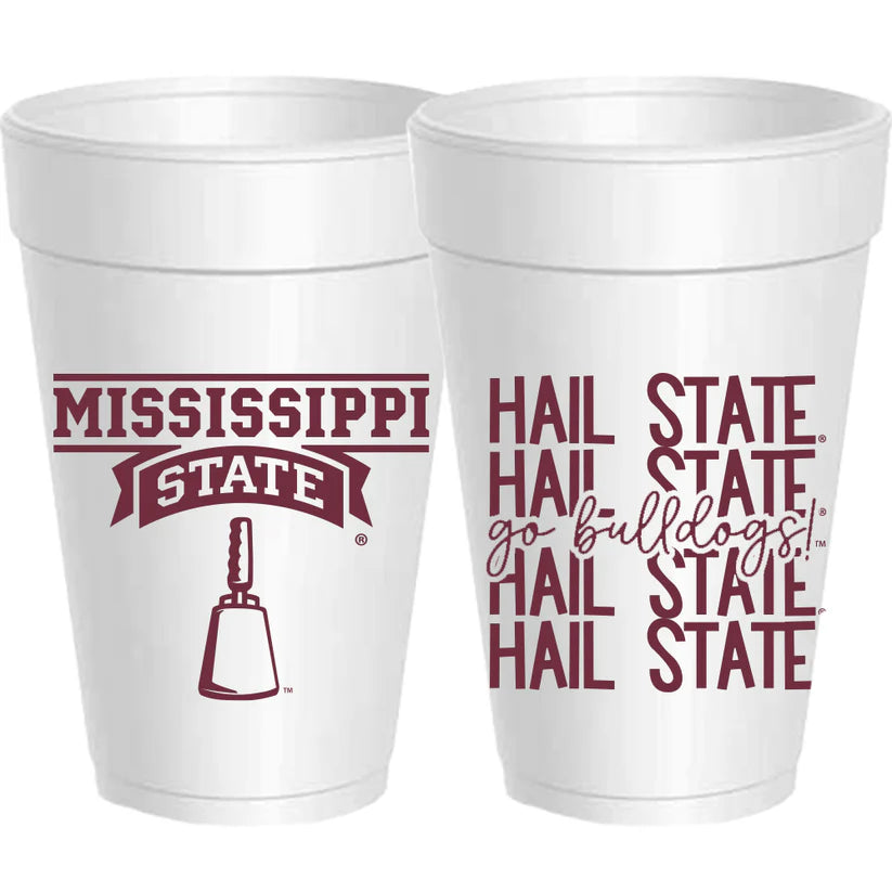 Foam Cup: Mississippi State "Hail State" with Bell