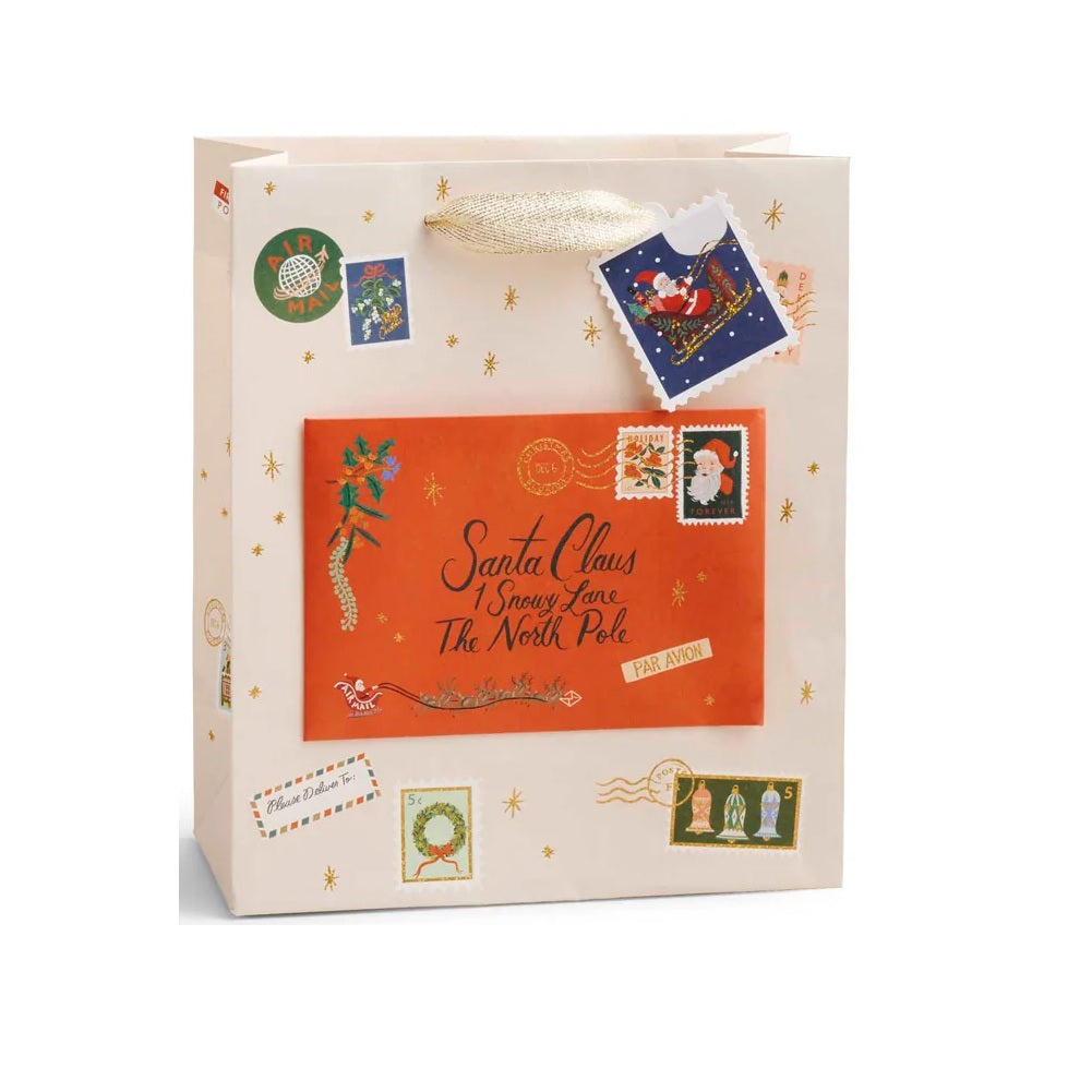 Letters to Santa Medium Gift Bag