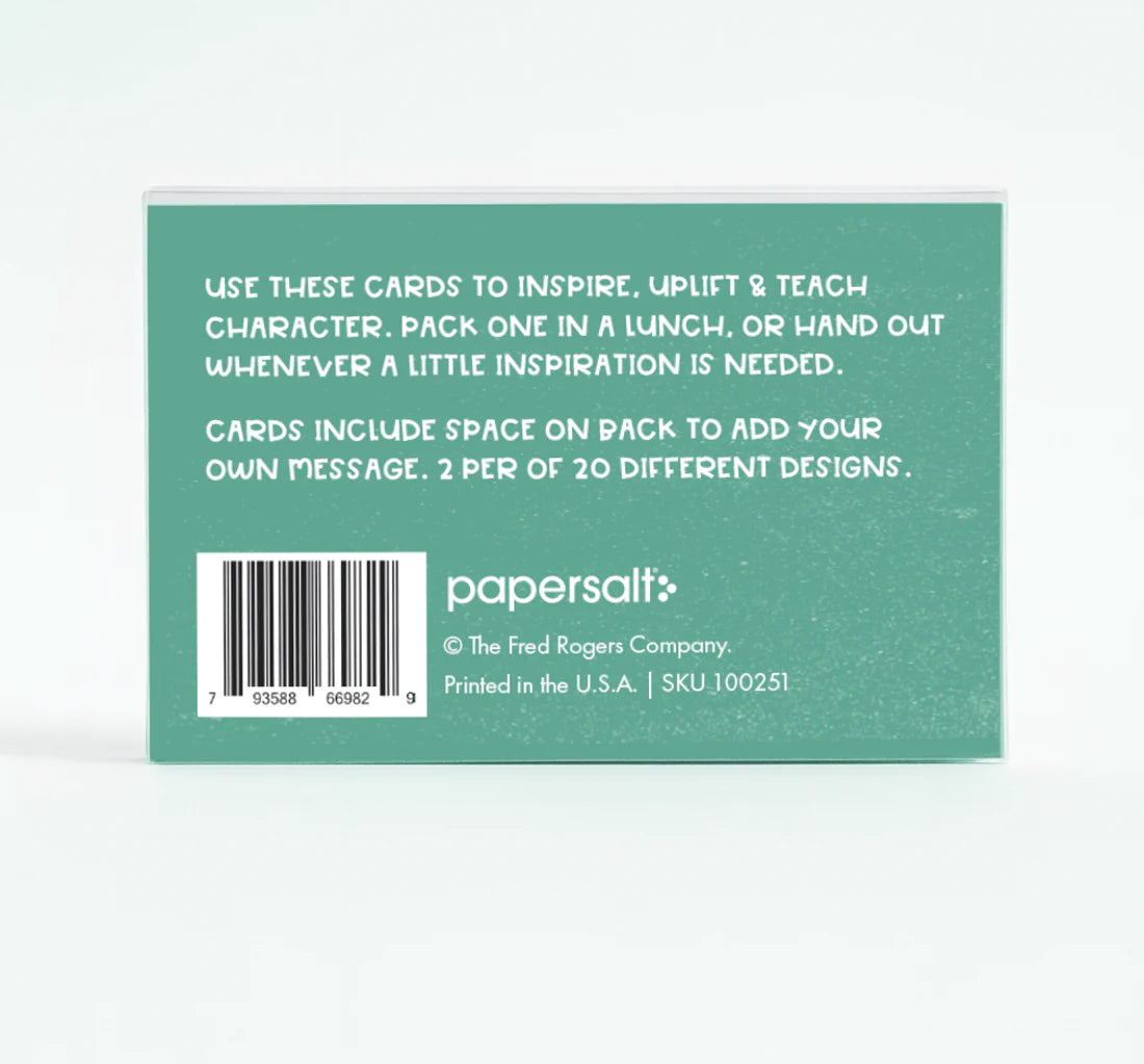 Mr. Rogers Inspirational Lunch Notes