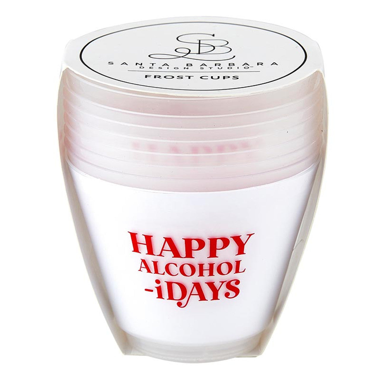 9 oz. "Happy Alcoholidays" Frost Flex Cups