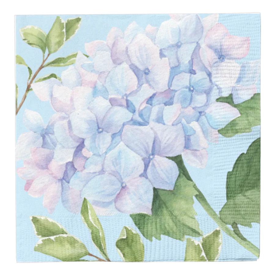 Cocktail Napkins: Hydrangeas