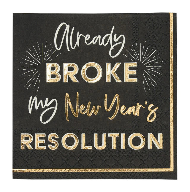 Already Broke My New Year's Resolution