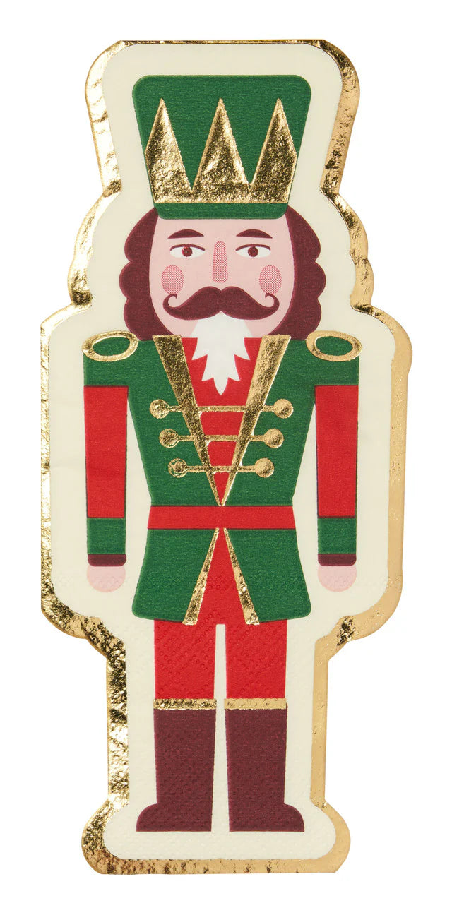 Nutcracker Christmas Diecut Guest Towel