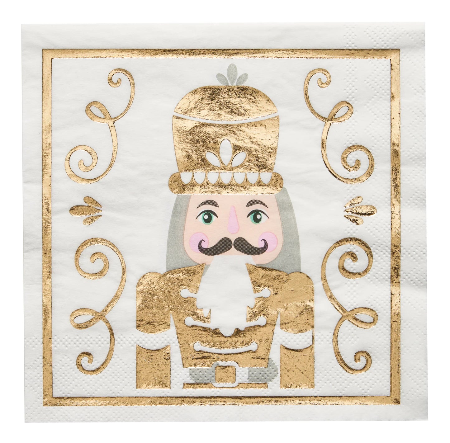 Gilded Nutcracker Paper Lunch Napkin