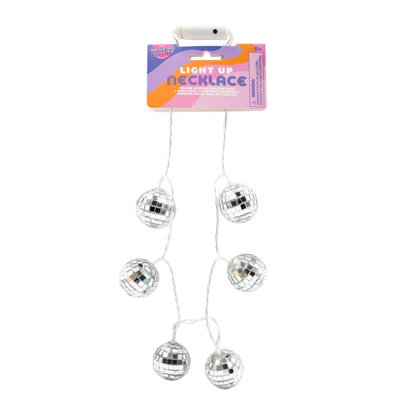 Light-Up Disco Ball Necklace