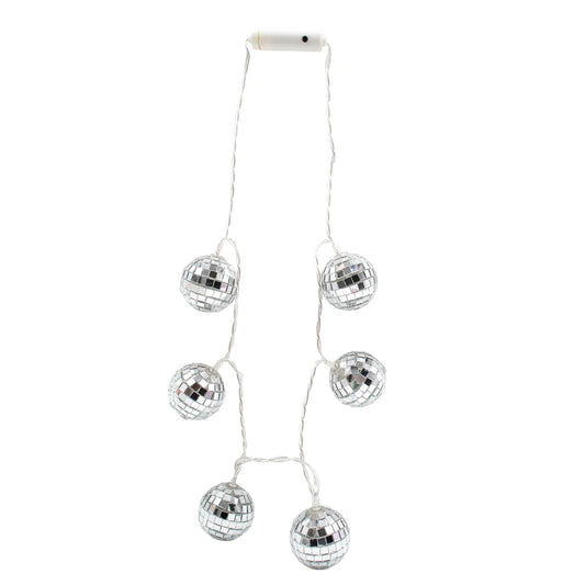 Light-Up Disco Ball Necklace