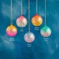 Iridescent Glitter Ball Ornament (Multiple Color Options)