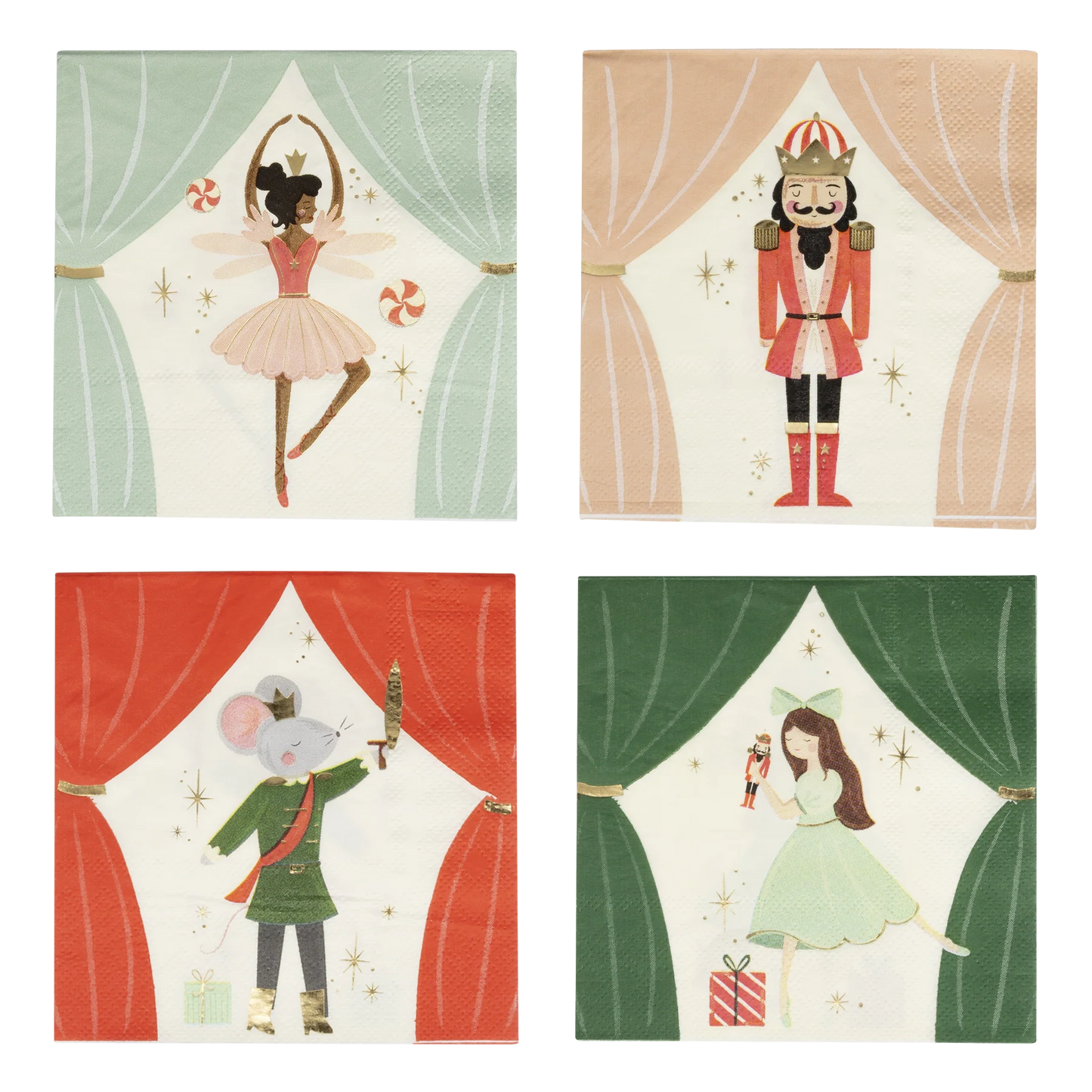 Nutcracker Ballet Napkin Set