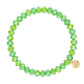 Nashville 6mm Crystal Bracelet: Peridot