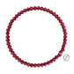 Nashville 6mm Crystal Bracelet: Bordeaux
