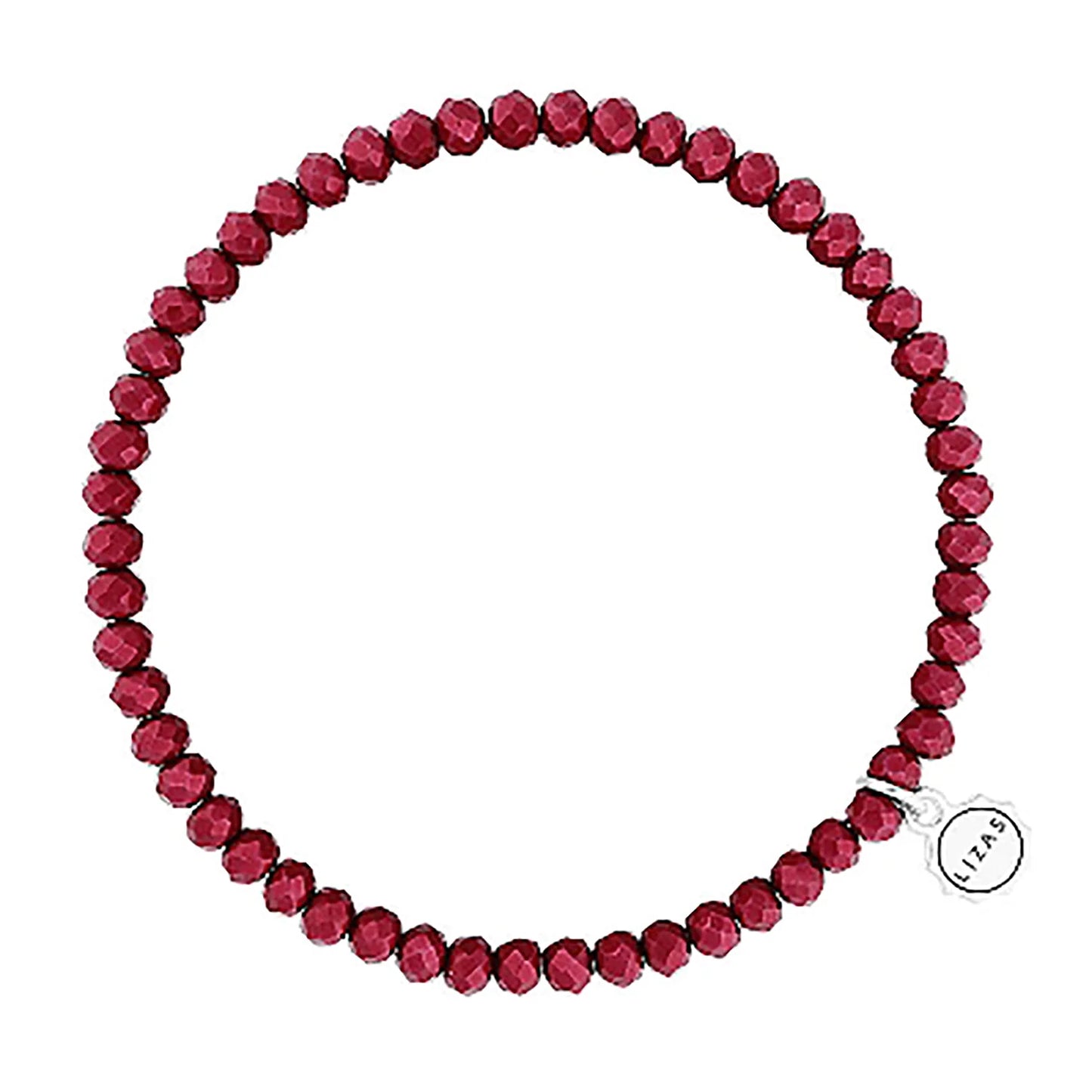 Nashville 6mm Crystal Bracelet: Bordeaux