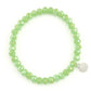 Nashville 6mm Crystal Bracelet: Green