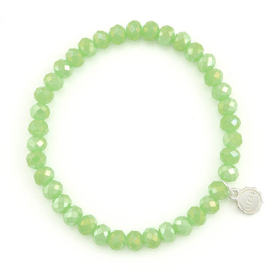 Nashville 6mm Crystal Bracelet: Green
