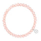 Nashville 6mm Crystal Bracelet: Light Rose