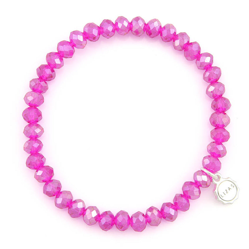 Nashville 6mm Crystal Bracelet: Pink