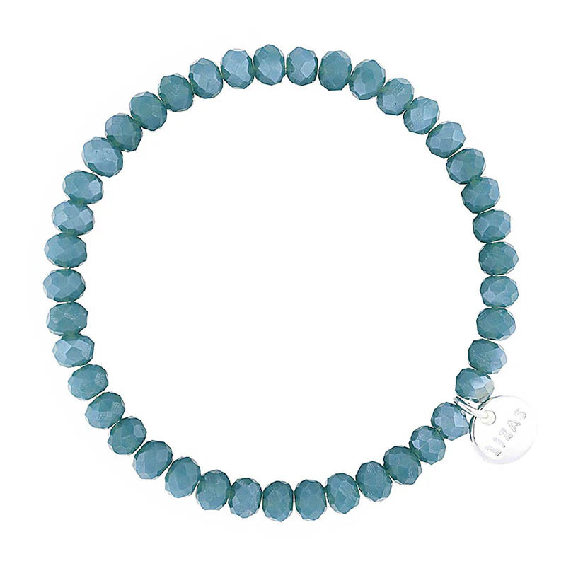 Nashville 6mm Crystal Bracelet: Turquoise