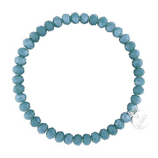 Nashville 6mm Crystal Bracelet: Turquoise