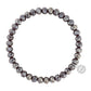 Nashville 6mm Crystal Bracelet: Dunkelgrey