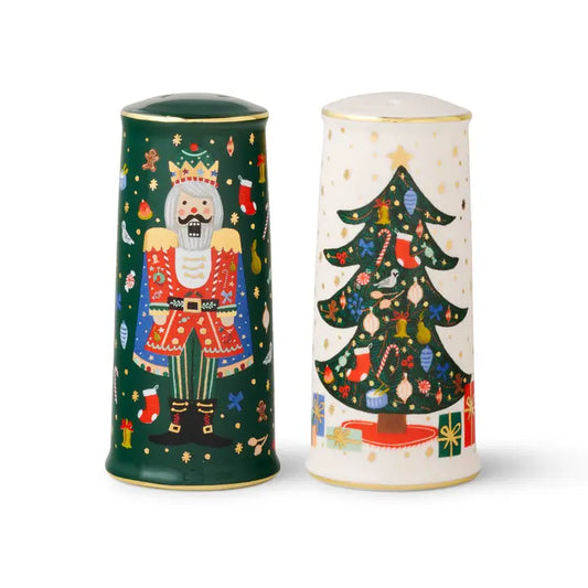 Nutcracker Porcelain Salt & Pepper Shaker Set