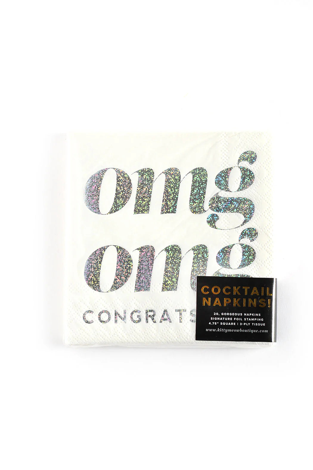 "OMG OMG Congrats!" Cocktail Napkins